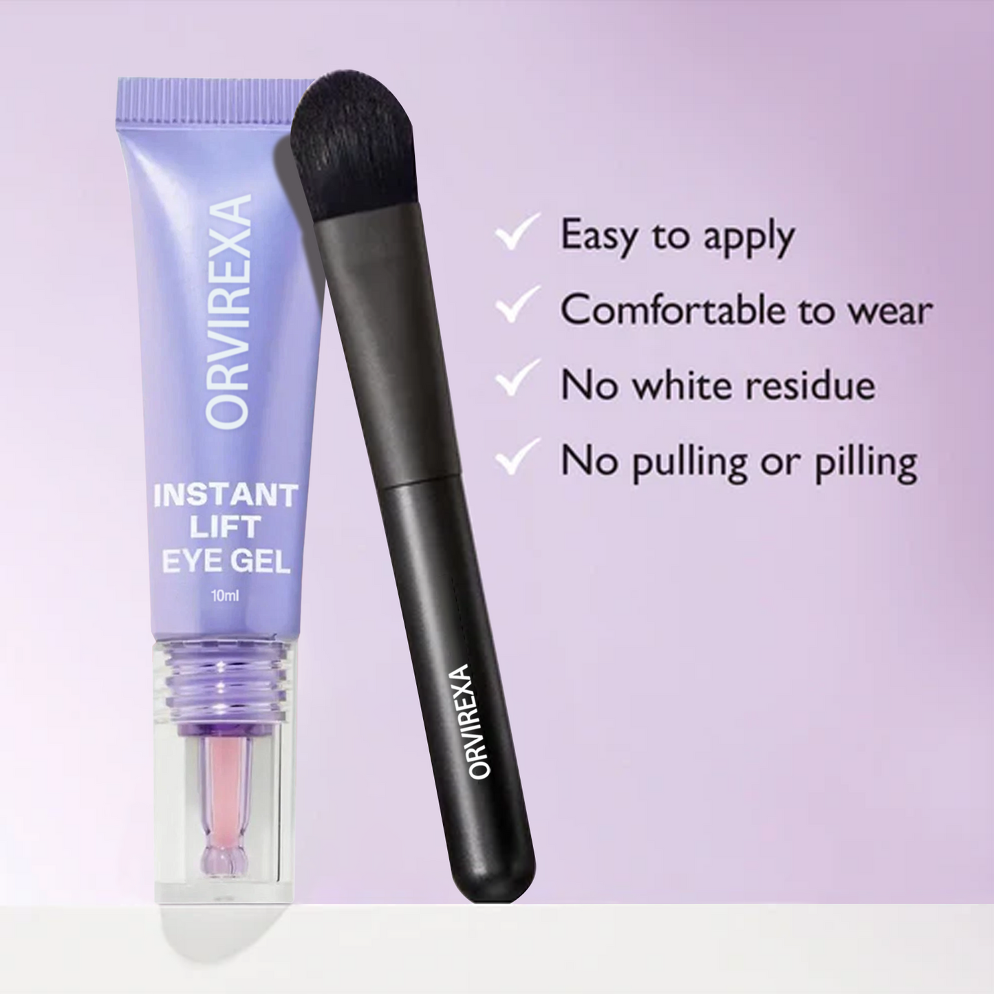 Instant Lift Eye Gel – Fast Acting for Puffiness & Under Eye Bags, Smooth Fine Lines, 0.34 oz